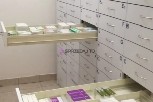 Meble apteczne szuflady głębokiego składowania sprzedam używane